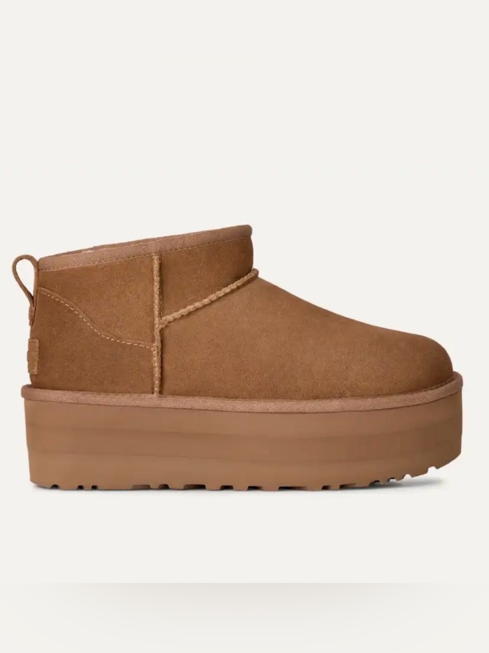 UGG Women’s Classic Ultra Mini Platform - Chestnut - Size 8